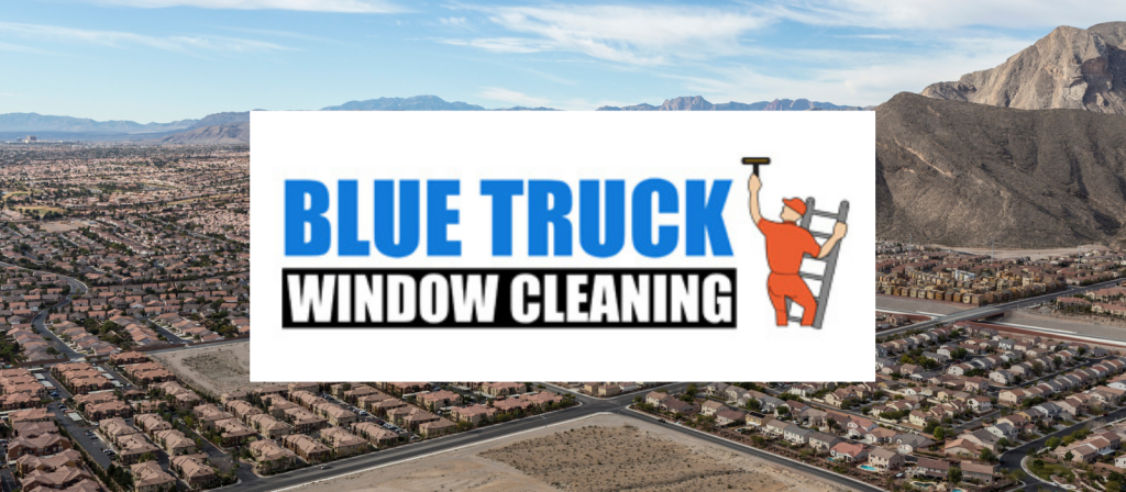 Blue Truck Window Cleaning