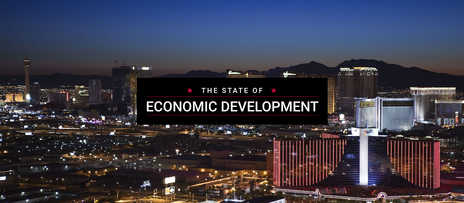 The State of Economic Development banner