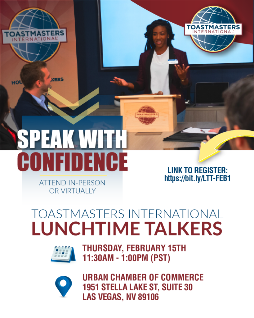 Toastmaster's: Lunchtime Talker's Club Meeting 2