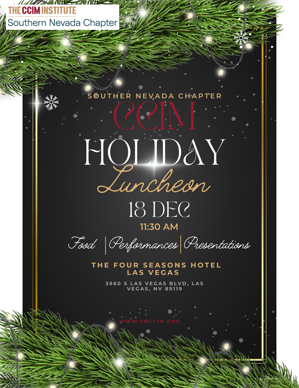 CCIM December 2024 Holiday Luncheon