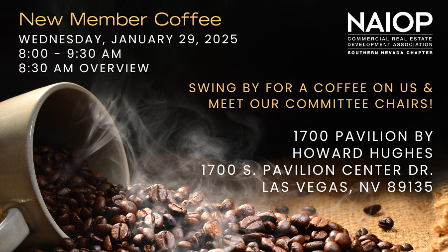 NAIOP New Member Coffee – Wednesday, January 29, 2025
