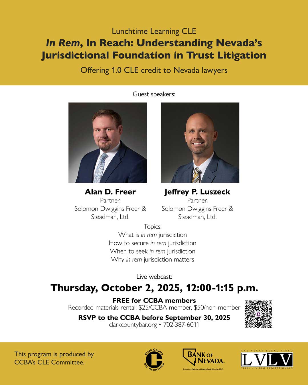 In Rem, In Reach: Understanding Nevada’s Jurisdictional Foundation in Trust Litigation