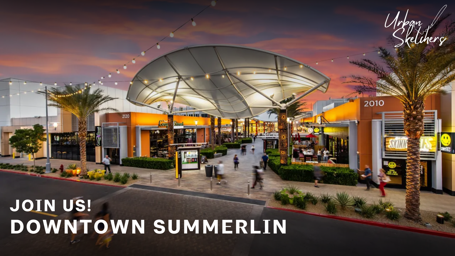 Urban Sketchers: Downtown Summerlin 1