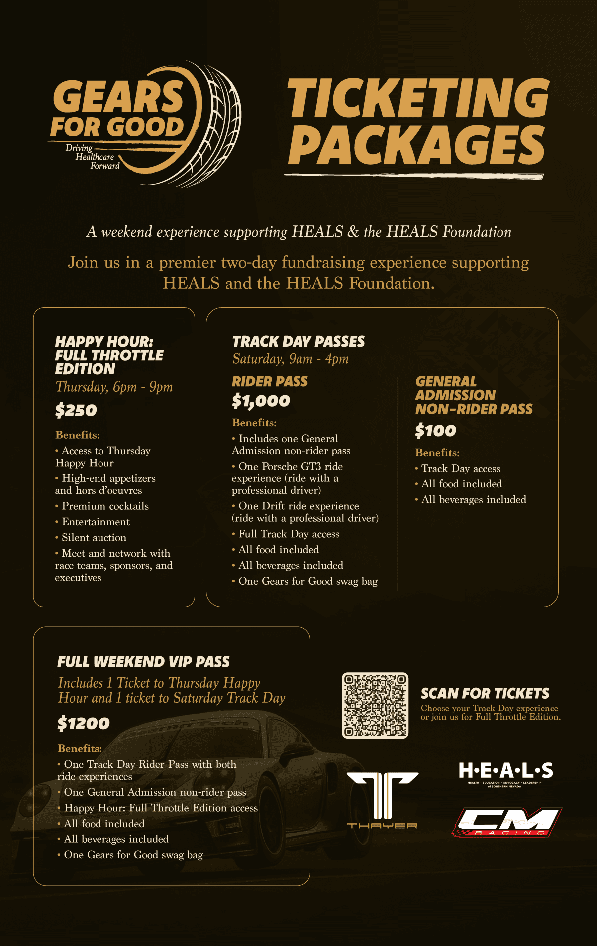 Gears for Goods "Driving Healthcare Forward Fundraiser" Ticket Sale (2 day event) 5