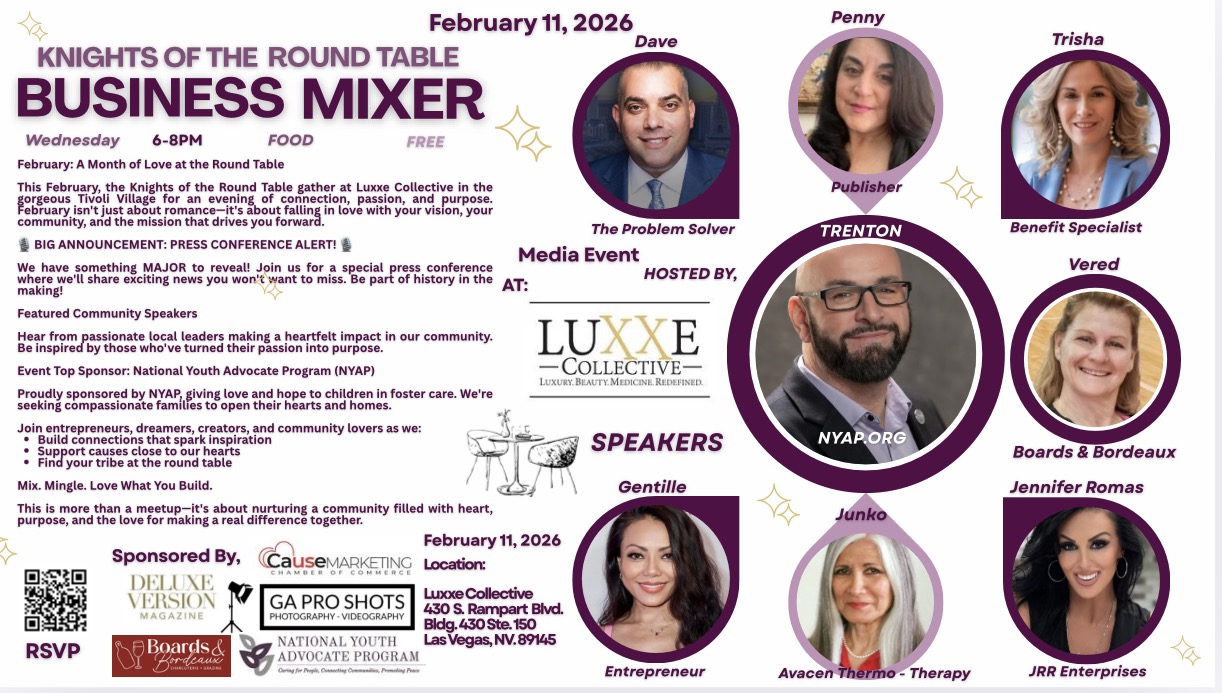 Knights of the Round Table – Feb. at LUXXE COLLECTIVE in Tivoli Village 1