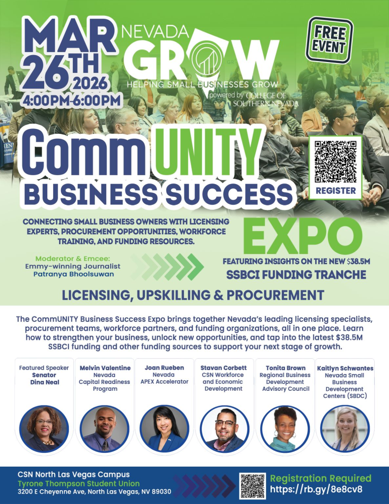 Nevada Grow CommUNITY Business Success 2