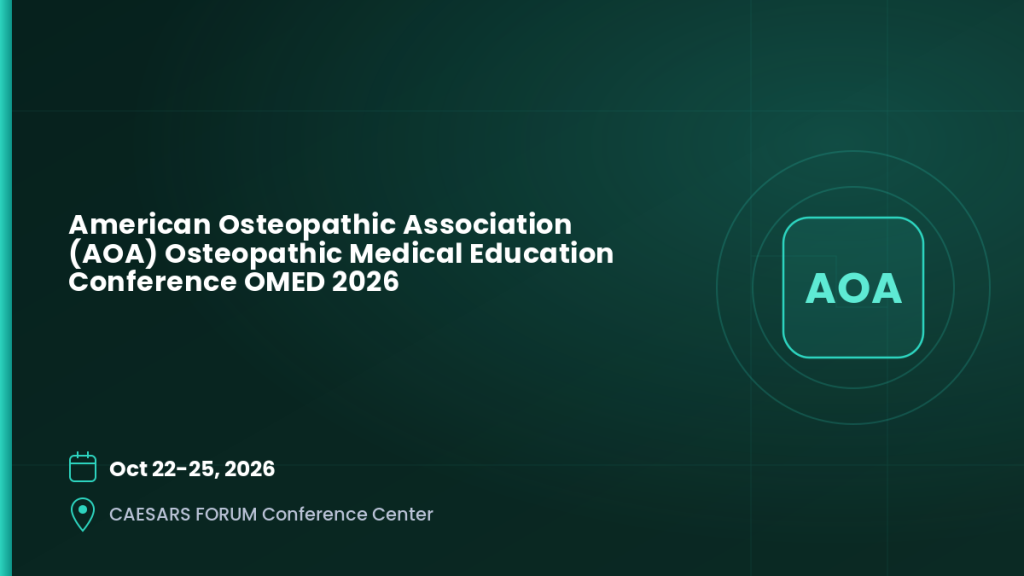 American Osteopathic Association (AOA) Osteopathic Medical Education Conference OMED 2026 3