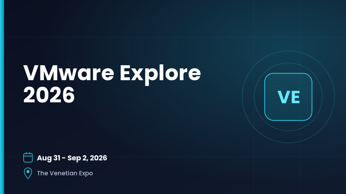VMware Explore 2026 1 VMware Explore 2026 1