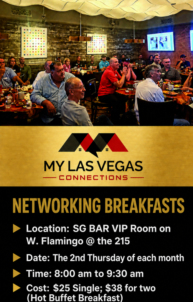 MY LAS VEGAS CONNECTIONS NETWORKING BREAKFAST 2