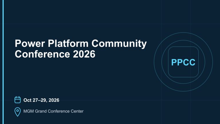 Power Platform Community Conference 2026