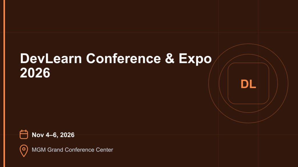 DevLearn Conference & Expo 2026 2
