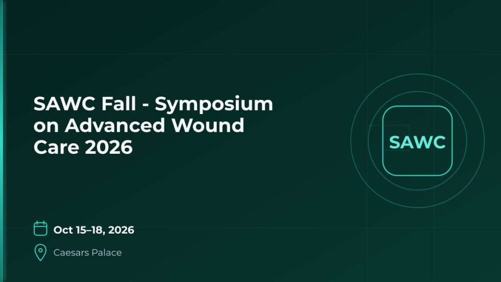 SAWC Fall - Symposium on Advanced Wound Care 2026 4 SAWC Fall - Symposium on Advanced Wound Care 2026 4