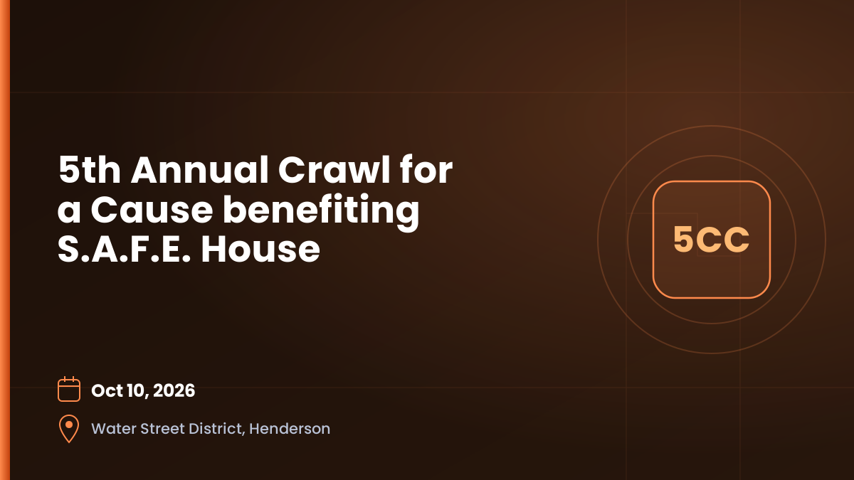 5th Annual Crawl for a Cause benefiting S.A.F.E. House