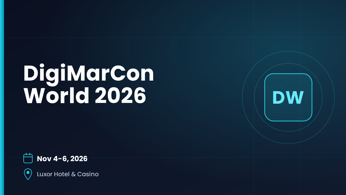 DigiMarCon World 2026 — Nov 4-6, 2026, Luxor