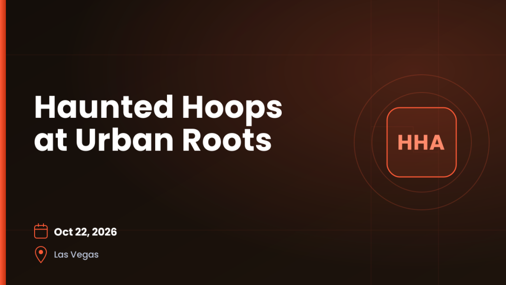 Haunted Hoops at Urban Roots 3 Haunted Hoops at Urban Roots — Oct 22, 2026