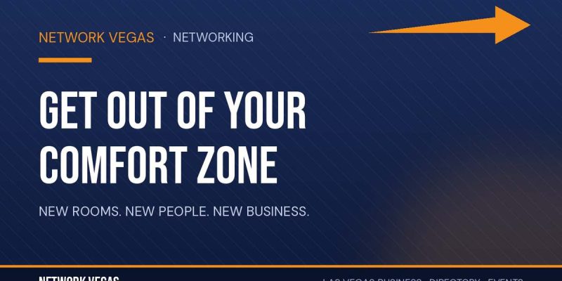Network Vegas banner for Get Out of Your Comfort Zone
