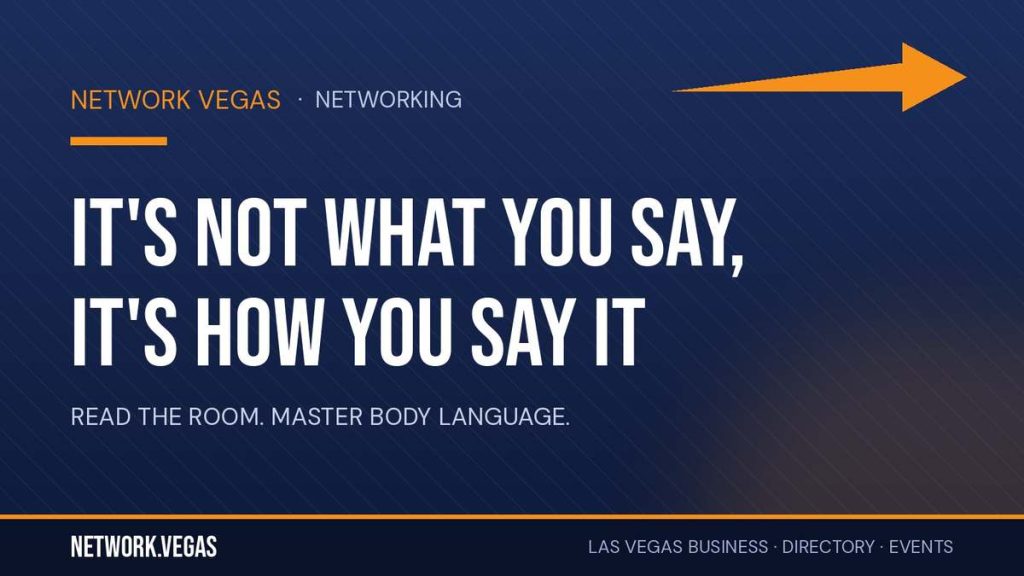 Network Vegas banner for It's Not What You Say, It's How You Say It
