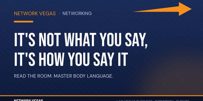 Network Vegas banner for It's Not What You Say, It's How You Say It
