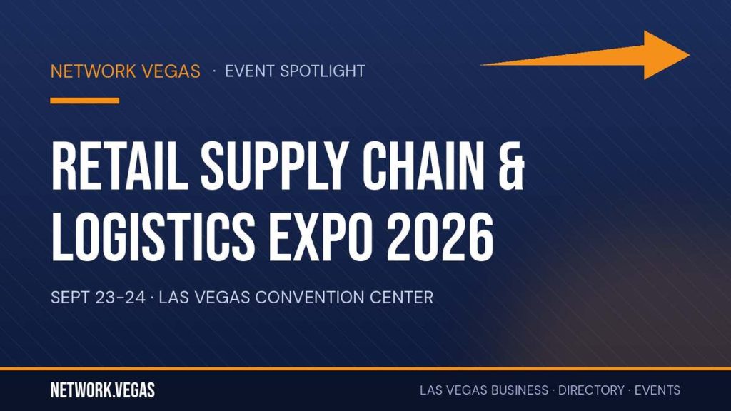 Network Vegas banner for the Retail Supply Chain & Logistics Expo