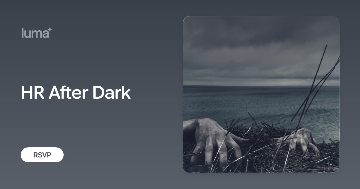 HR After Dark Halloween networking event for HR professionals
